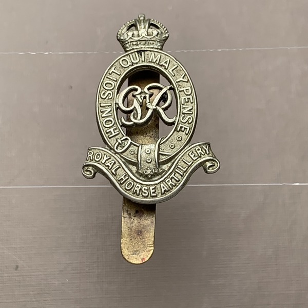 WW1 George VI Royal Horse Artillery Beret Badge Firmin London