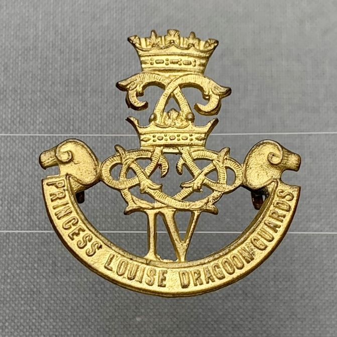 WW2 Canadian 4th PLDG Princess Louis Dragoon Guards Cap Badge w