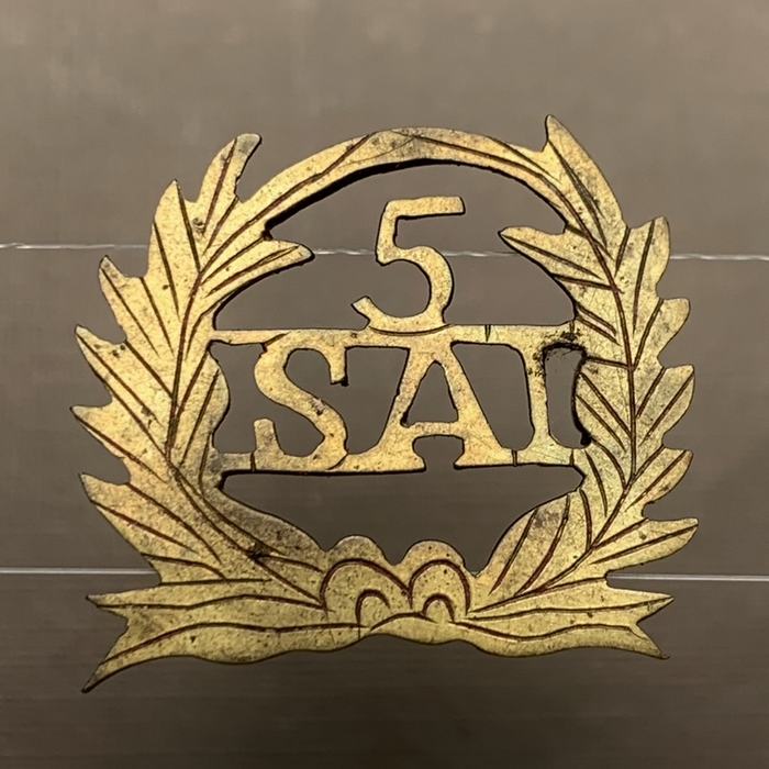 5th SAI South African infantry badge worn 1915 - 1918-2 w