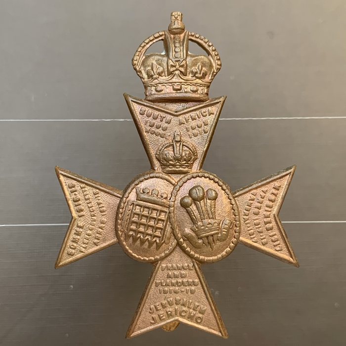 British 16th London Regiment Civil Service Rifles Cap Badge w