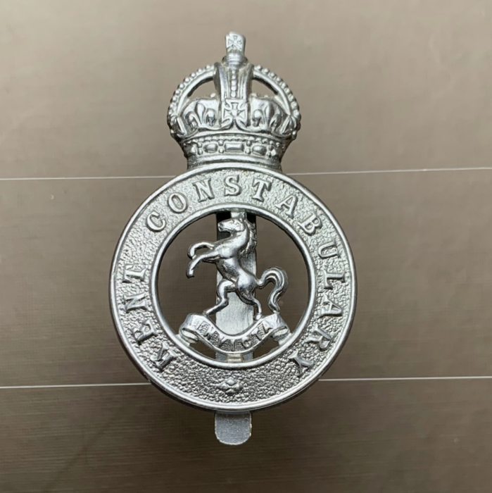 British Police Kent Constabulary Cap Badge King's Crown