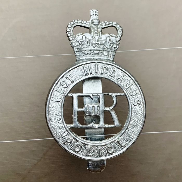 British UK WEST MIDLANDS Police King's Crown Badge