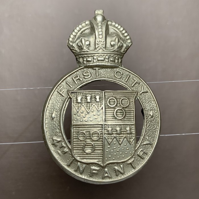 First City Army 4th Infantry Cap Badge serving in German South West Africa