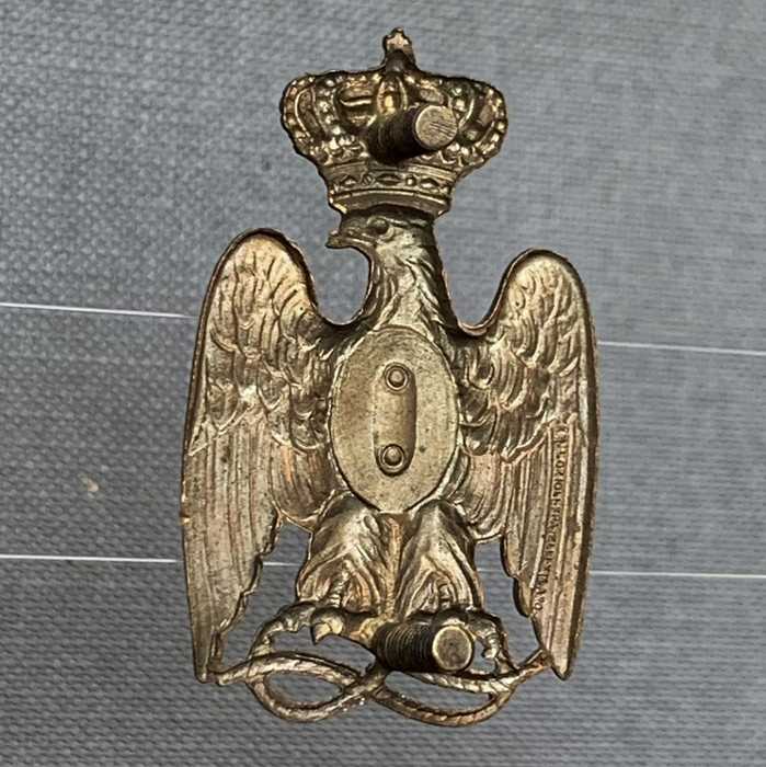 Italy WW2 Colonial Africa Police Badge Insignia-r w