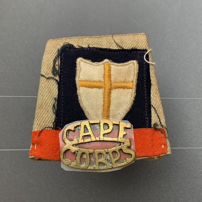 South Africa Cape Corps Volunteers _ WW2 8TH ARMY SOUTH AFRICA Slip on Epaulette A w
