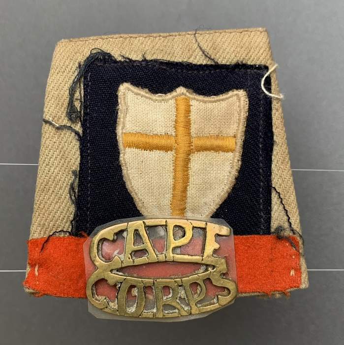 South Africa Cape Corps Volunteers _ WW2 8TH ARMY SOUTH AFRICA Slip on Epaulette A