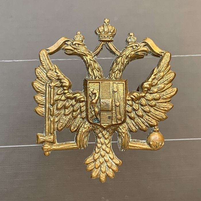 WW2 British King’s Dragoon Guards Cavalry Officers Collar Badge-1 w
