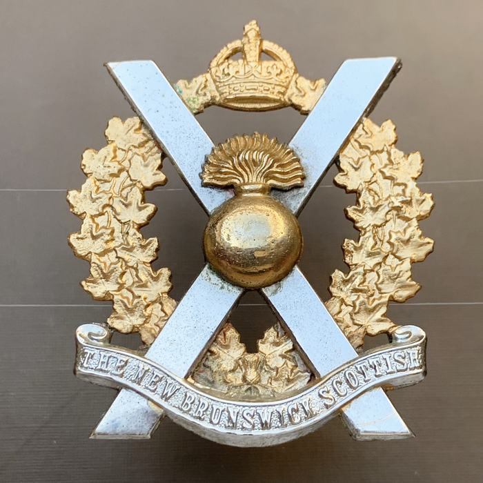 WW2 CANADA New Brunswick Scottish Cap badge