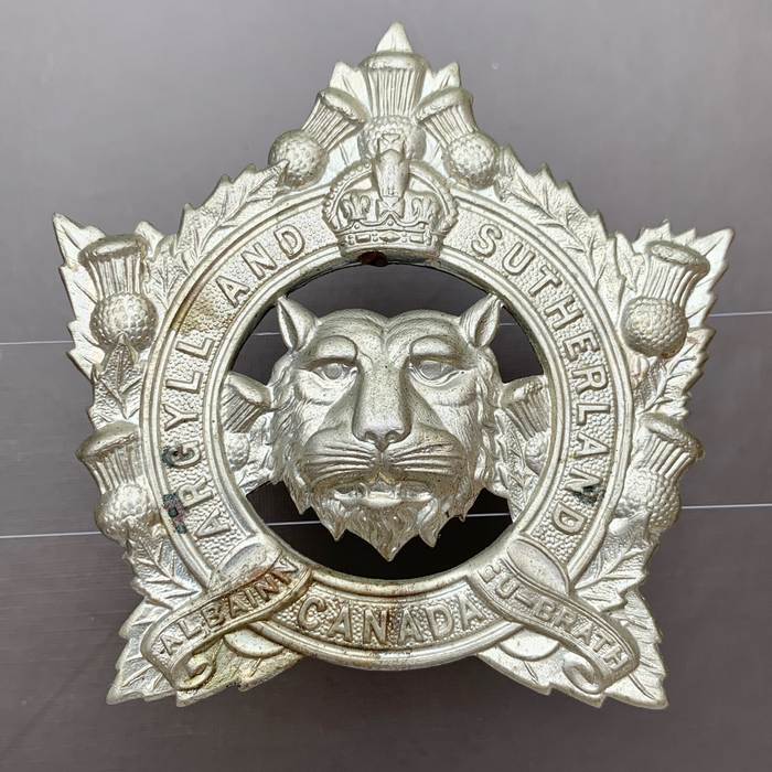 Canada The Argyll and Sutherland Highlanders Of Canada Cap Badge
