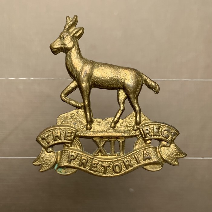 Pretoria 12th Regiment 1914-1931 Collar Badge L