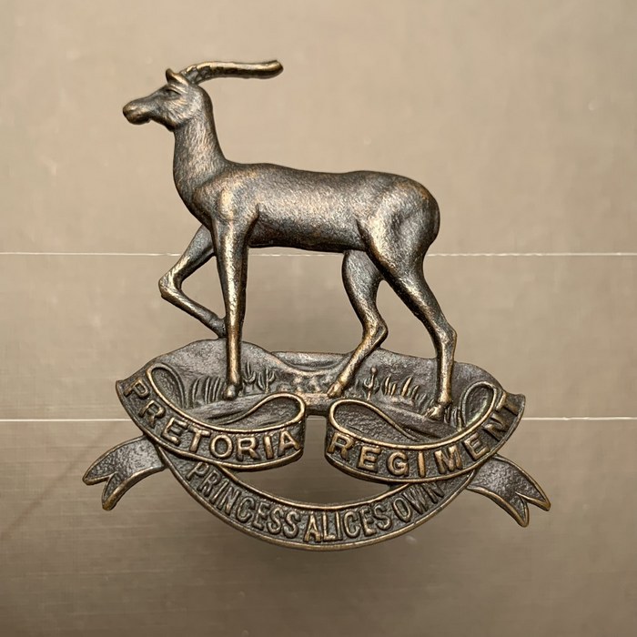 Pretoria 12th Regiment 1932-1943 Helmet Badge CO 675