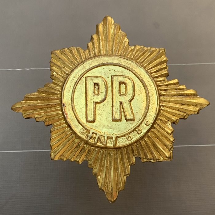 South Africa Cape Peninsula Overseas Police Reserve CPPR - Officers Cap Badge pre 1913 w