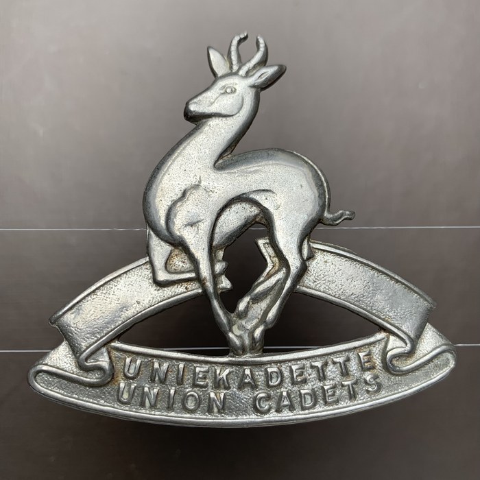 South Africa School Cadets Cap Badge 1956 - 1963 CO 2966-1 w
