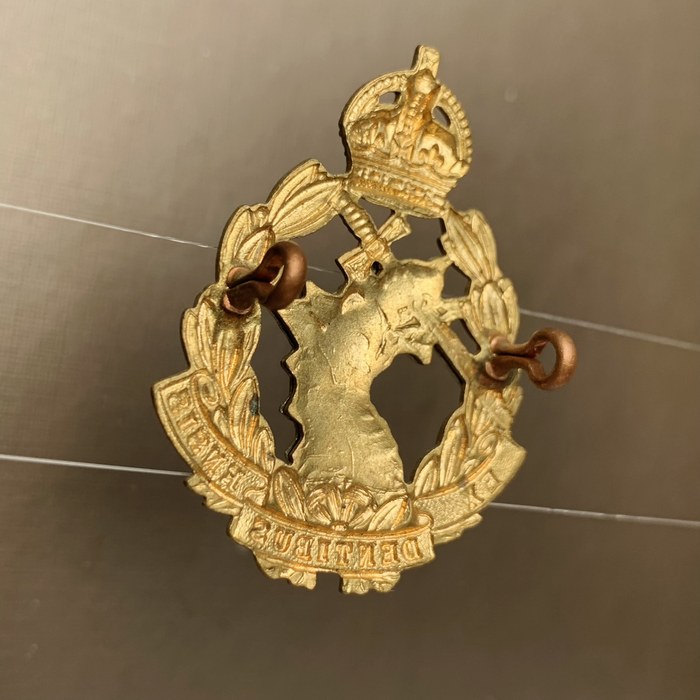 WW2 British Royal Army Dental Corps RADC Dentist Cap Badge