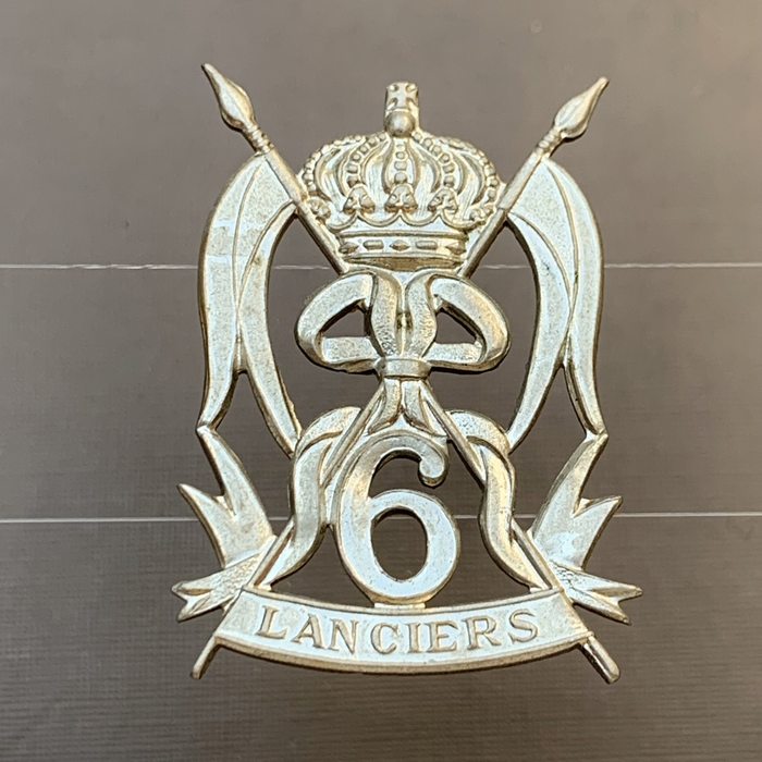 Belgium Belgian Army 6th Lancers Regiment Cap Badge A