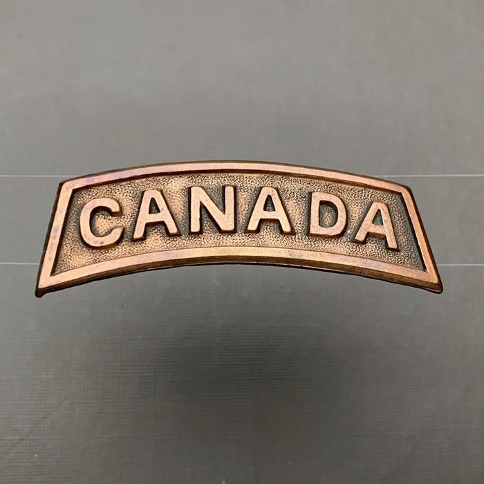 Canada WW1 CEF Canada Shoulder Title Maker Roden Bros 1915 w