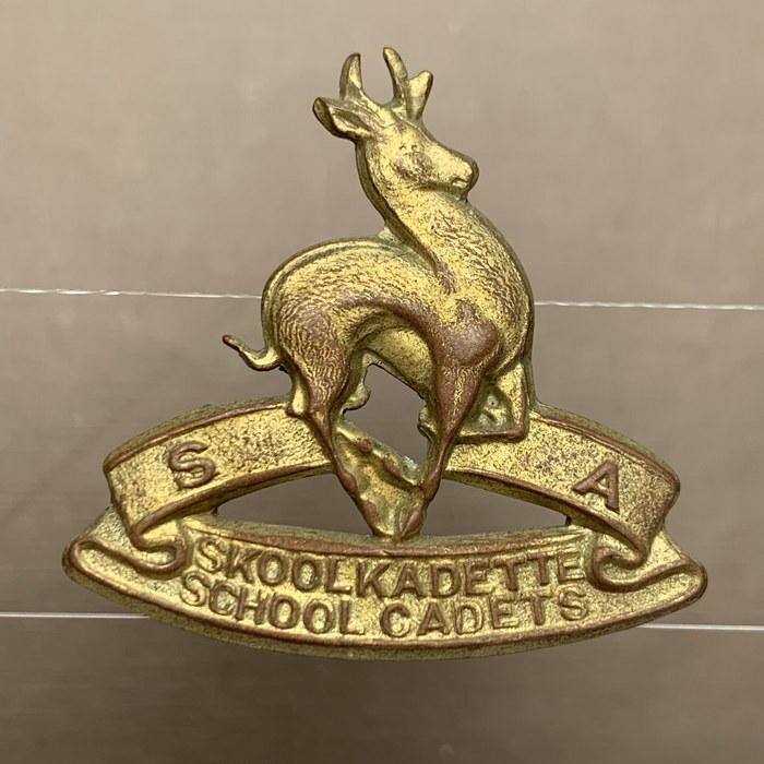 South Africa School Cadets Collar Badge 1956 - 1963-2 w