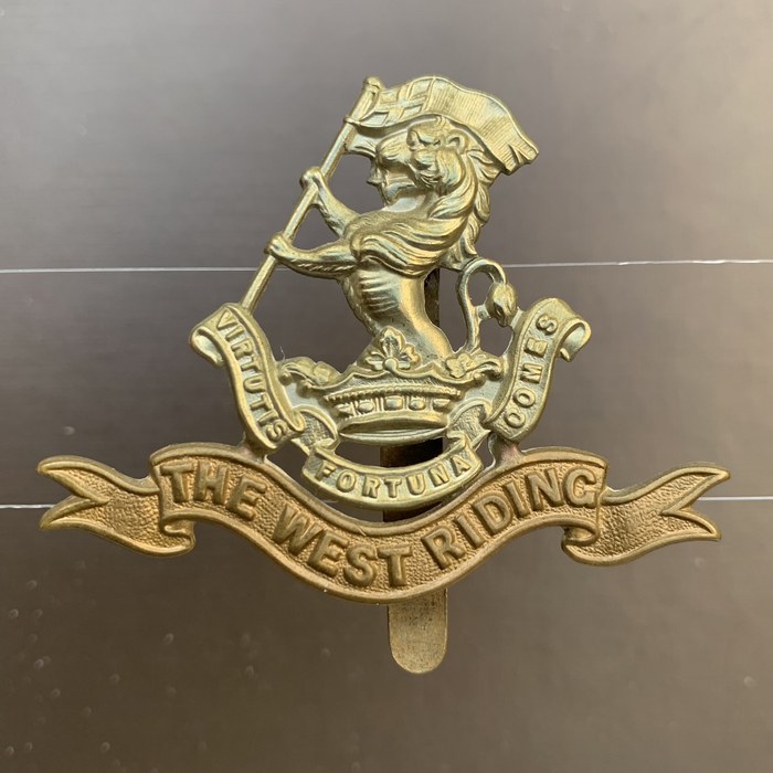 British West Riding Regiment WW2 Cap Badge