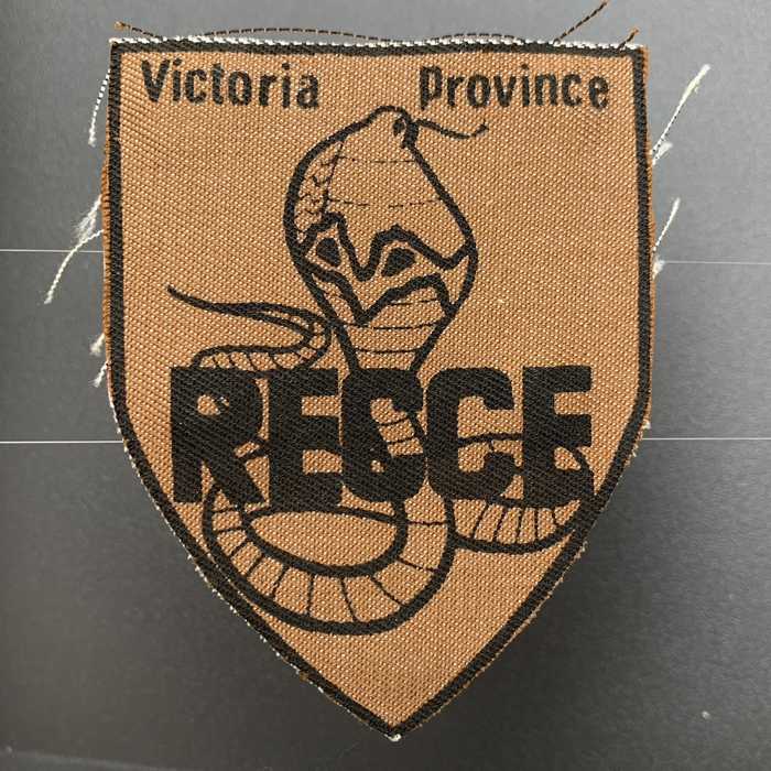 Rhodesia Army Reconnaissance RECCE Victoria Province unit Flash A