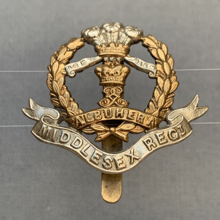 British Middlesex Regiment Cap Badge