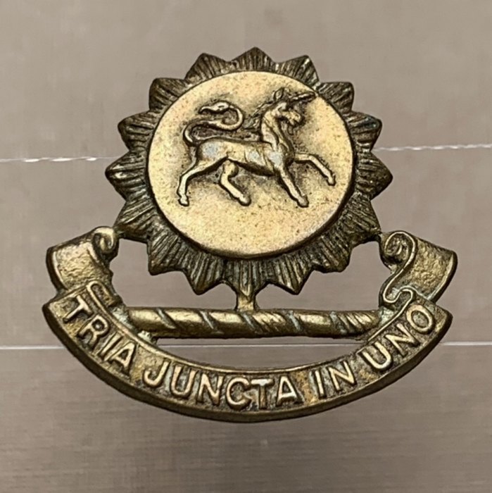 SA South Africa Grey High School Cadet Corps Port Elizabeth Collar Badge CO 2810