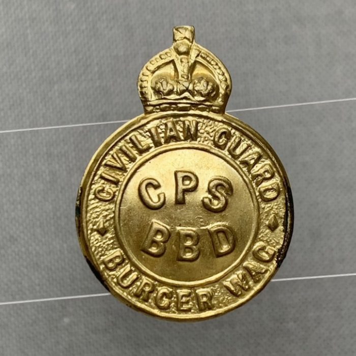 WW2 Africa Civilian Protection Service collar badge CO1444
