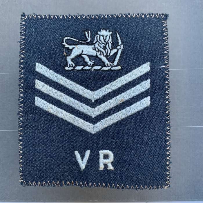 Rhodesia Rhodesian Air Force flight Sergeant Volunteer Reserve Patch C 478