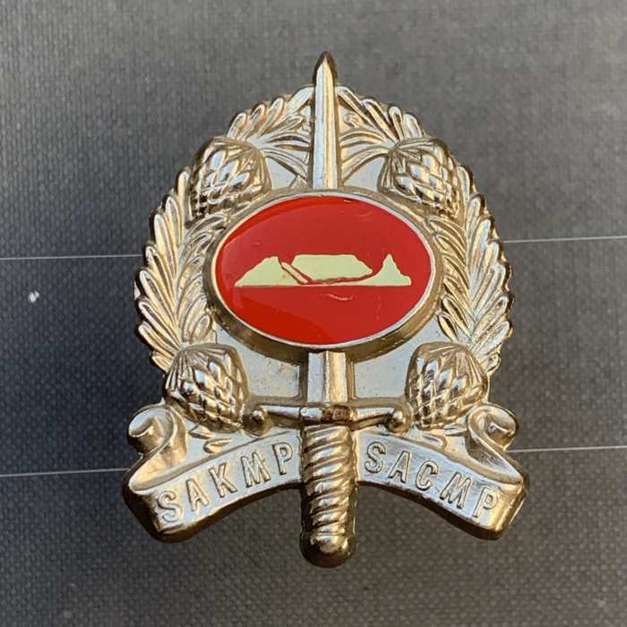 South Africa Western Province Command Provost Unit app 1990 Cap badge