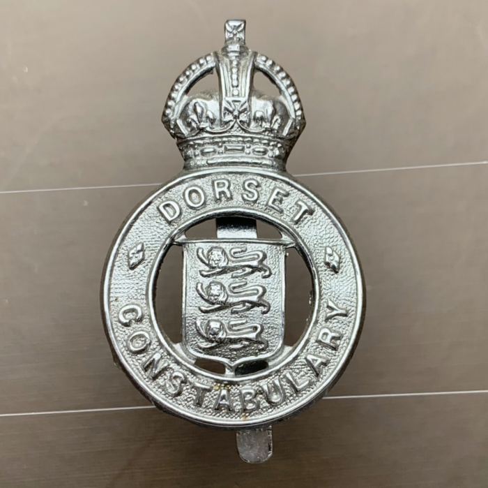 British Police Dorset Constabulary Cap Badge King's Crown