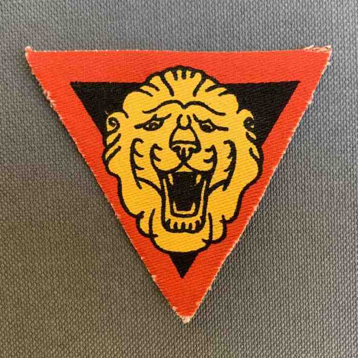 Belgium Belgian Belgique 1 st Brigade PIRON Training in UK september 1942 Badge Patch