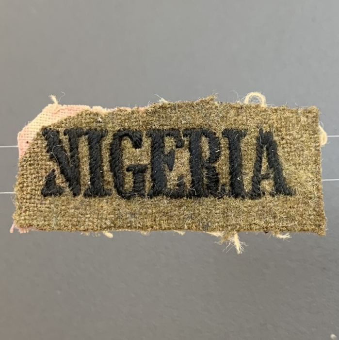 British Colonial Nigerian Nigeria Regiment late 1920 s patch