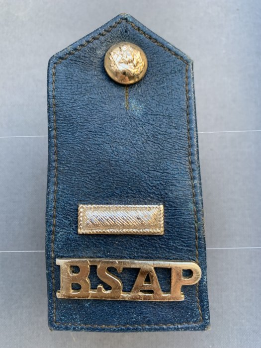 Rhodesian Rhodesia British South African Police Patrol Officer 1965-1980 Rank Shoulder Board