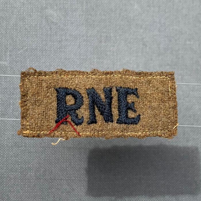 Rhodesia Nyasaland Engineers shoulder title cloth patch 1949 - 1950