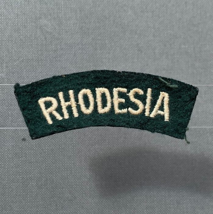 Rhodesian Army shoulder title cloth patch A