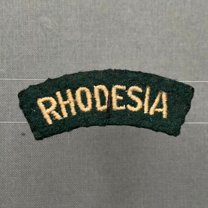 Rhodesian Army shoulder title cloth patch