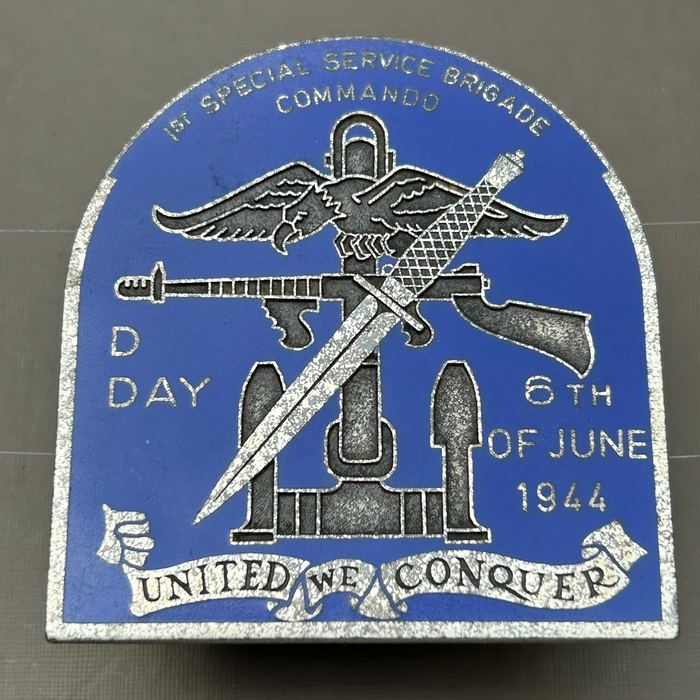 1st Special Service Brigade Commando D DAY 1944, United We Conquer Badge