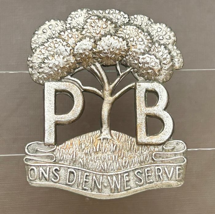 South Africa Pioneer Battalion PB 1934-1940 Cap Badge