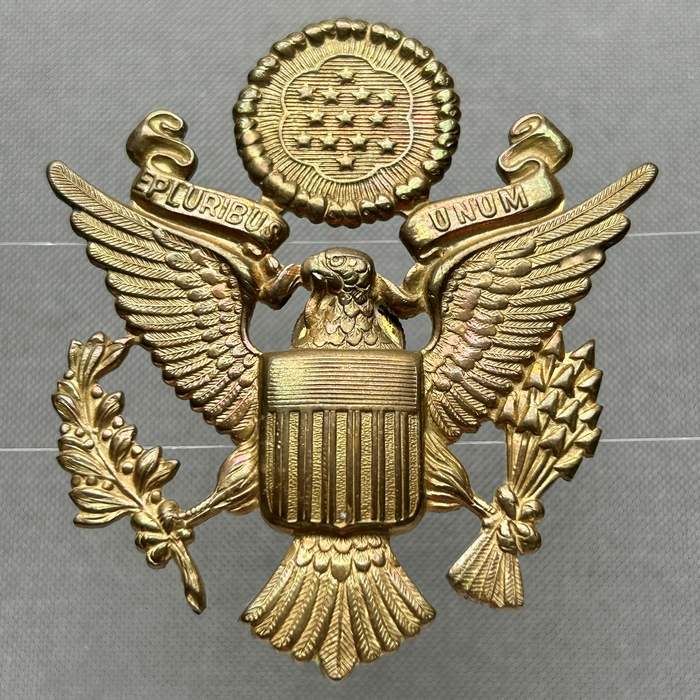 WW2 Period United States Army Air force Officer’s Cap Badge
