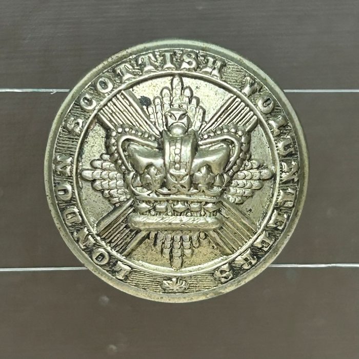 15th London Scottish Corps Middlesex Rifle Vols 1859-1901 Queen Victoria's Crown Button