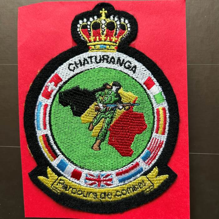 Belgium Belgian Chaturanga Mons Parcours de combat Patch