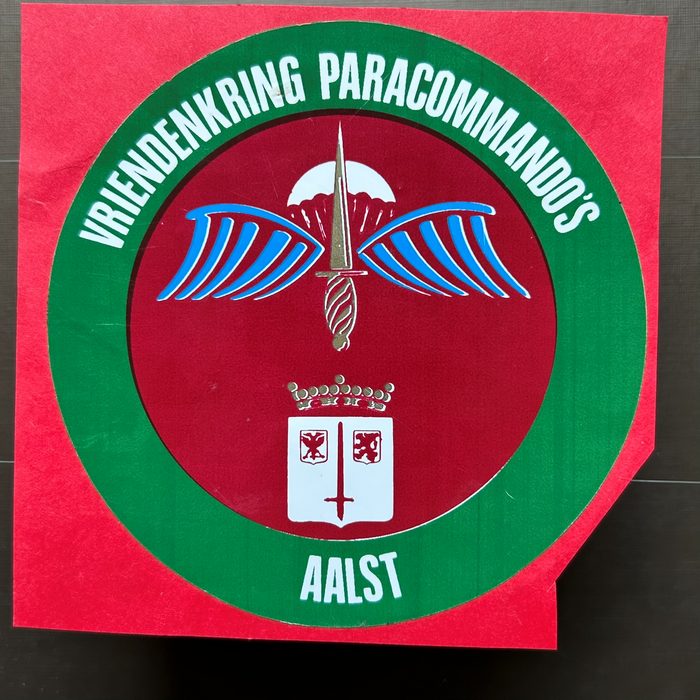 Belgium Para Commando Vriendenkring Para commando AALST sticker