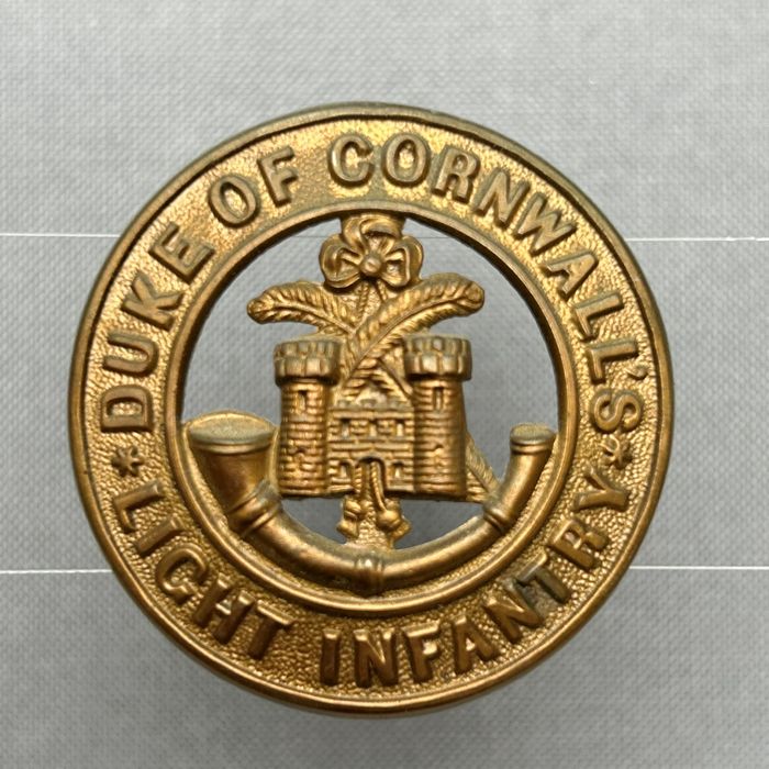 British Duke of Cornwall Victorian Edwardian Light Infantry Plate Badge