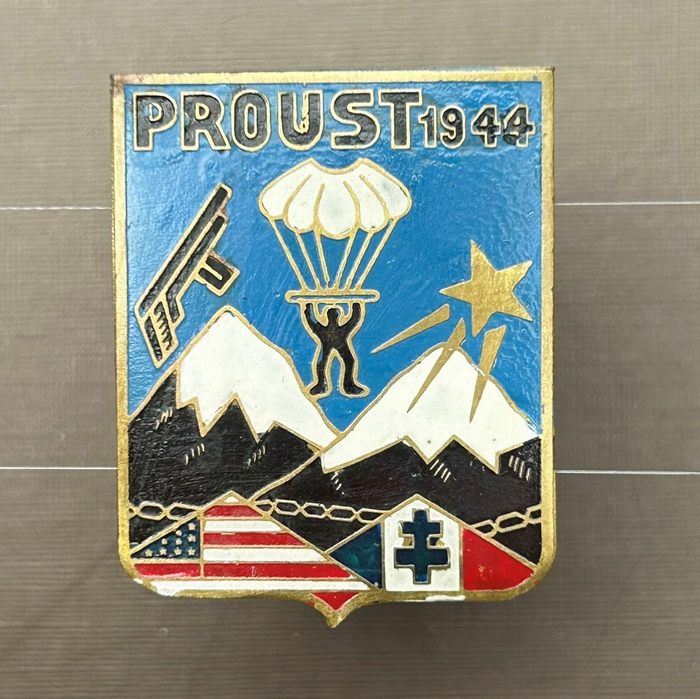 France Groupe Proust 1944 breast badge insignia