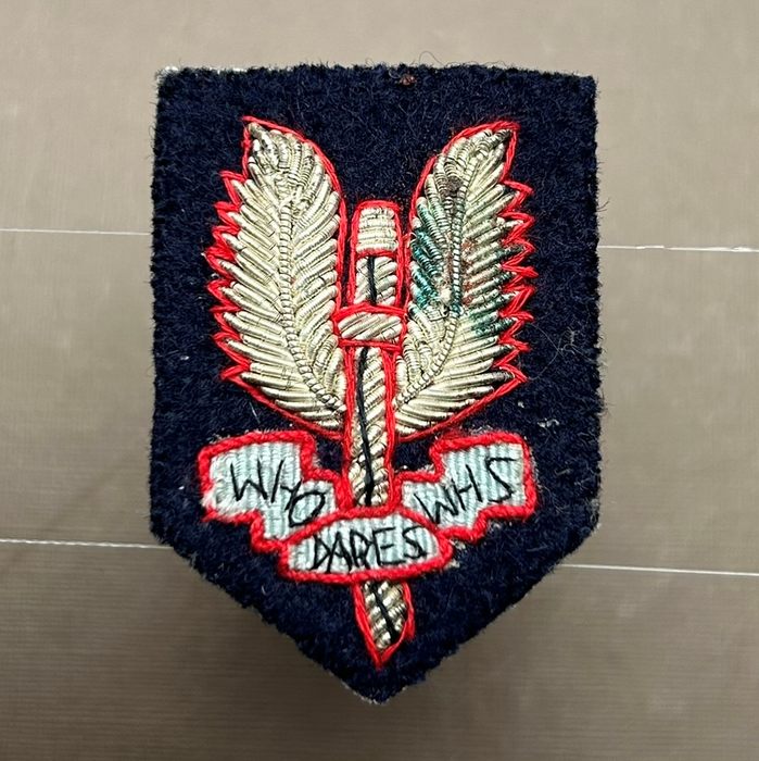 Original 1960s SAS Special Air Service Officers Cloth Beret Badge