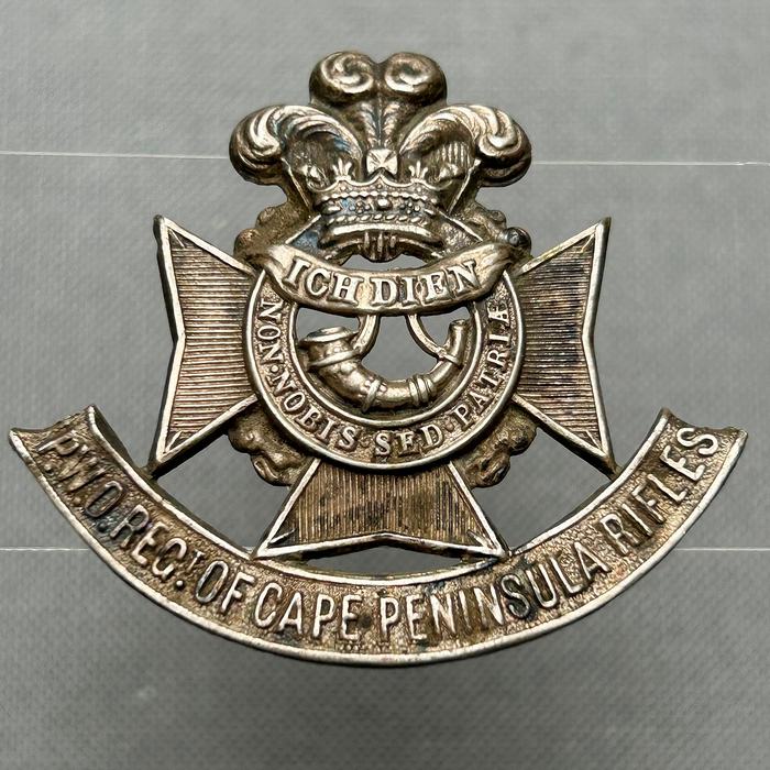 SA South Africa Army Prince of Wales Own Regiment Cape Peninsula Rifles 1904 - 1926 Cap Badge