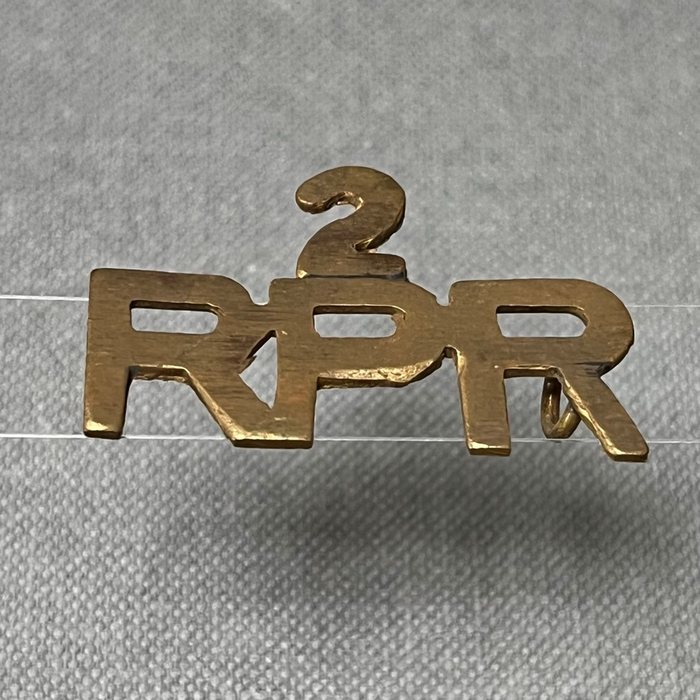 South Africa Boer War RPR 2 Railway Pioneer Regiment Shoulder Title