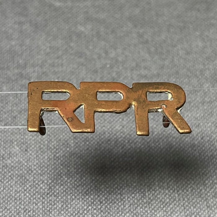 South Africa Boer War RPR  Railway Pioneer Regiment Shoulder Title