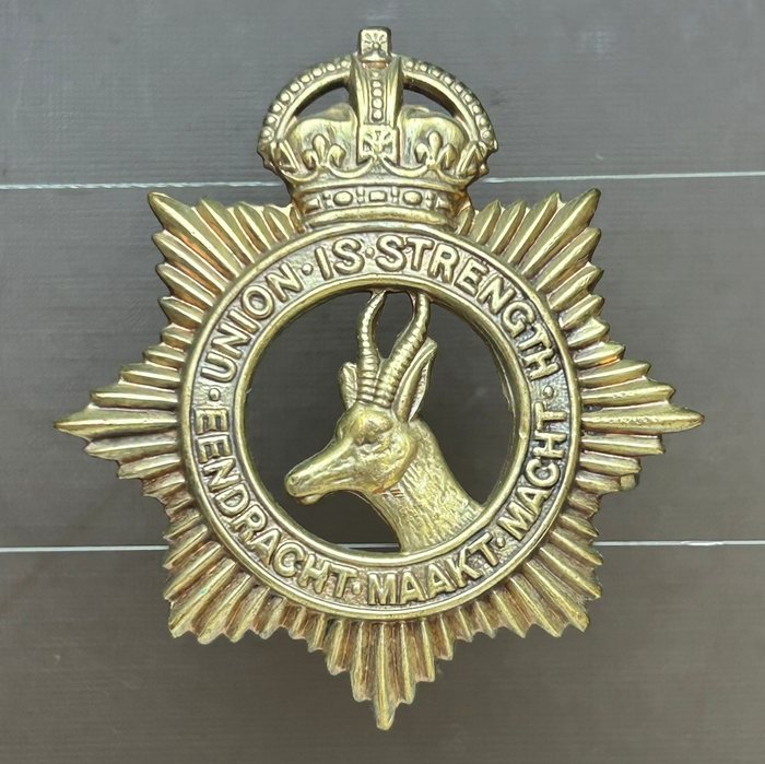 South African General Service Union is Strength Cap Badge