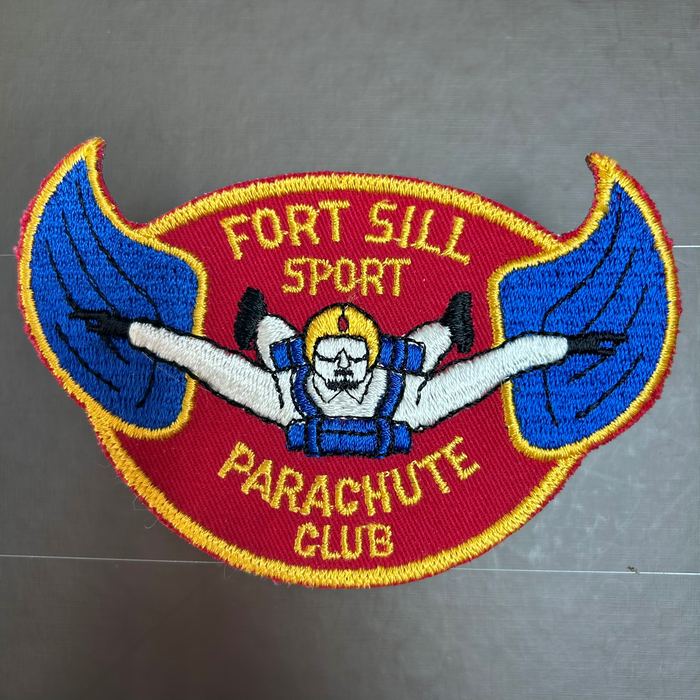 Original US American Fort Sill Sport Parachute Club Patch Badge