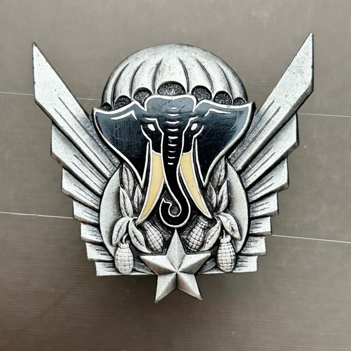 République de Côte d'Ivoire Ivory Coast PARA Parachute Wing Insignia Badge Drago Paris Badge